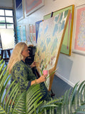 Studio Light Variation - Seaweed Greens painting